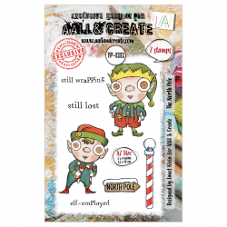 Tampon Clear - 1313 - The North Pole - AALL and Create 