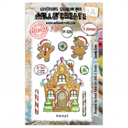 Tampon Clear - 1318 - Candy Lane - AALL and Create 