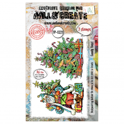 Tampon Clear - 132 - Candy Tinsel - AALL and Create 