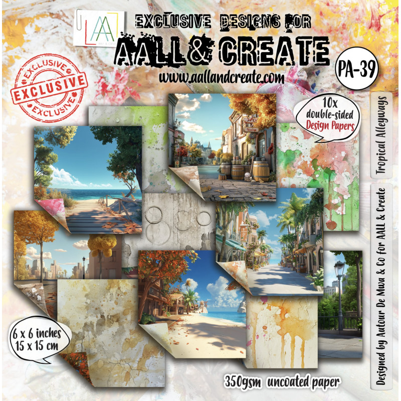 AALL and Create : Paper Pad 39 - Tropical Alleyways