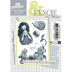 Tampon clear - Les Gourmandises de Lison - L'Encre et l'Image 