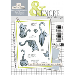 Tampon clear - Les Mallow entrent en scène - L'Encre et l'Image 