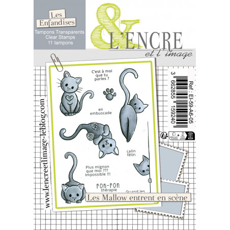 Tampon clear - Les Mallow entrent en scène - L'Encre et l'Image 