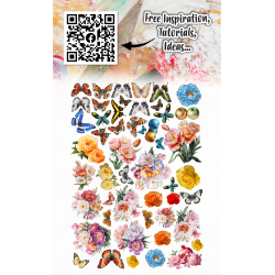 AALL and Create : Ephemera 088 : Sorbet Petals 