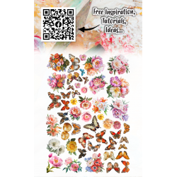 AALL and Create : Ephemera 089 : Sunblush Garden 