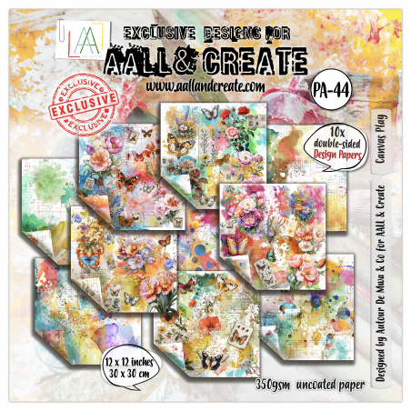 AALL and Create : Paper Pad 44 - Canvas Play 