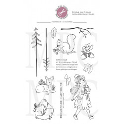 Tampons planche Promenade d'Automne - Mes Ptits Ciseaux 