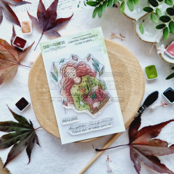 A7 FILLE D'AUTOMNE BOI105 - Chou and flowers 