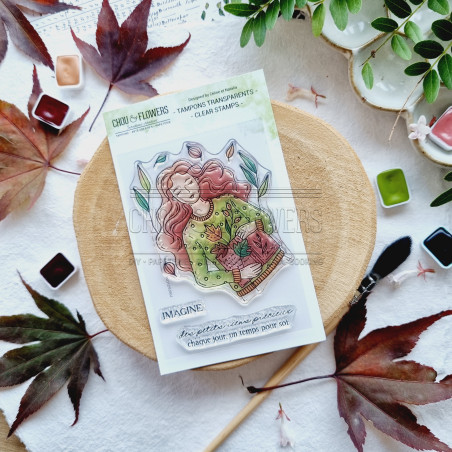 A7 FILLE D'AUTOMNE BOI105 - Chou and flowers 
