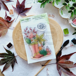 A7 LES BOTTES DE PLUIE BOI107 - Chou and flowers 