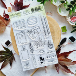 A6 NOTES D'AUTOMNE BOI109 - Chou and flowers 