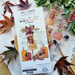DL LE TABLIER BOI114 - Chou and flowers 