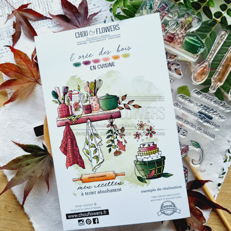 A5 EN CUISINE BOI119 - Chou and flowers 