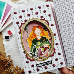 A7 FILLE D'AUTOMNE BOI105 - Chou and flowers 