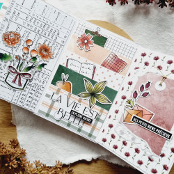 DIE-CUTS CUEILLETTE D'AUTOMNE BOI124 - Chou and flowers 