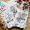 DIE-CUTS MOTS D'AUTOMNE BOI125 - Chou and flowers 