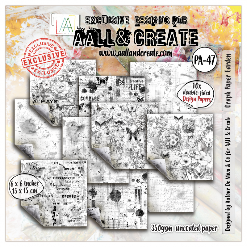 AALL and Create : Paper Pad 47 - Graph Paper Garden 