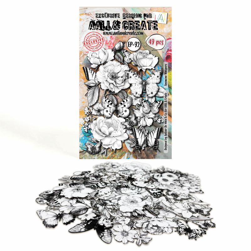 AALL and Create : Ephemera 092 : Anemone Whispers  AALL and Create : Ephemera 092 : Anemone Whispers