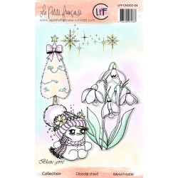 Tampon clear : Collection Chocolat chaud - Mimi Frostie- La Petite Francaise 