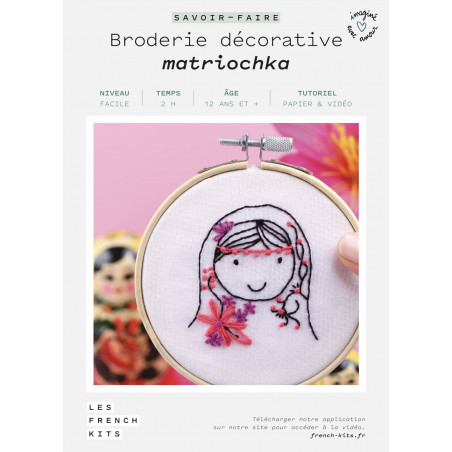 Kit Broderie Matriochka - French Kit