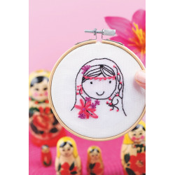 Kit Broderie Matriochka - French Kit