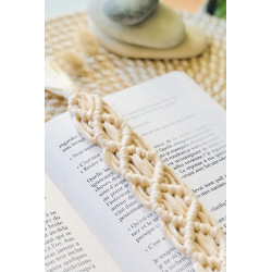 Kit Macramé Marque pages -Noeuds personnalisé - French Kit 