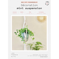 Kit Macramé Mini Suspension - French Kit