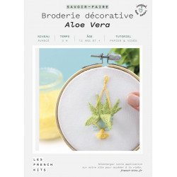 Kit Broderie Green - Aloe Vera - French Kit