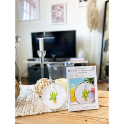 Kit Broderie Green - Aloe Vera - French Kit 
