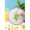Kit Broderie Green - Aloe Vera - French Kit  Kit Broderie Green - Aloe Vera - French Kit