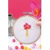 Kit Broderie Fleur - French Kit  Kit Broderie Fleur - French Kit