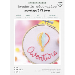 Kit Broderie Montgolfière - French Kit
