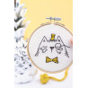 Kit Broderie Monsieur Chat - French Kit  Kit Broderie Monsieur Chat - French Kit