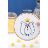 Kit Broderie Sa Majesté L’Ours - French Kit  Kit Broderie Sa Majesté L’Ours - French Kit