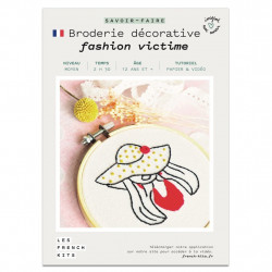 Kit Broderie Femme Tendance - French Kit