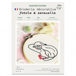 Kit Broderie Femme Sensuelle - French Kit