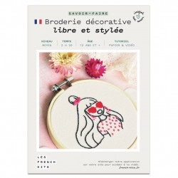 Kit Broderie Femme Libre - French Kit