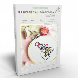 Kit Broderie Femme et Enfant - French Kit 