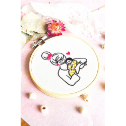 Kit Broderie Femme et Enfant - French Kit 