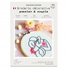 Kit Broderie Femme Couple - French Kit  Kit Broderie Femme Couple - French Kit