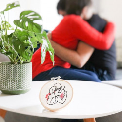 Kit Broderie Femme Couple - French Kit 