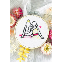 Kit Broderie - Meilleures copines - French Kit 