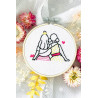 Kit Broderie - Meilleures copines - French Kit  Kit Broderie - Meilleures copines - French Kit