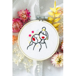 Kit Broderie -Toujours à tes cotés - French Kit 