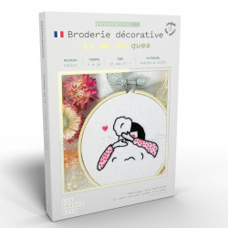 Kit Broderie - Tu me manques - French Kit 