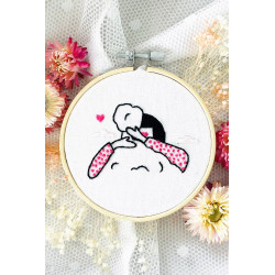 Kit Broderie - Tu me manques - French Kit 