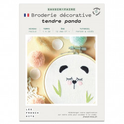 Kit Broderie Panda - French Kit 