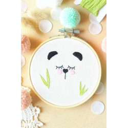 Kit Broderie Panda - French Kit 