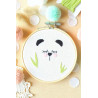 Kit Broderie Panda - French Kit  Kit Broderie Panda - French Kit