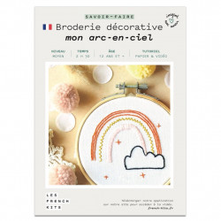 Kit Broderie Arc en ciel - French Kit 